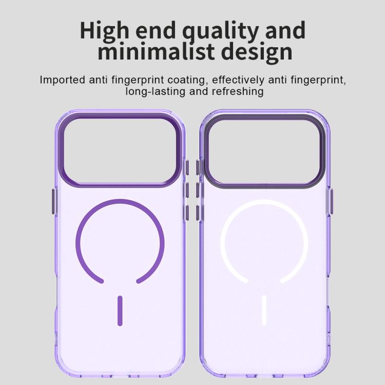 For iPhone 17 Pro Max C-type Candy Fine Circle Magsafe PC Hybrid TPU Phone Case