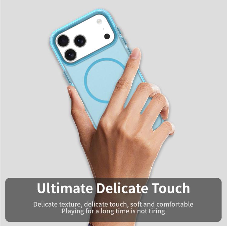 For iPhone 17 Pro C-type Candy Fine Circle Magsafe PC Hybrid TPU Phone Case