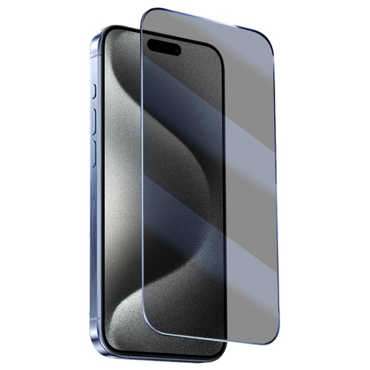 For iPhone 15 Pro REMAX 0.15mm Privacy Tempered Glass Film