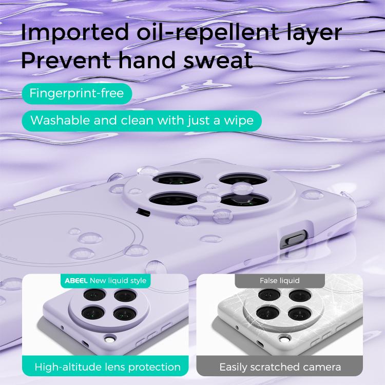 For OPPO Find X8 ABEEL Skin-friendly Feel Magsafe Liquid Silicone Phone Case