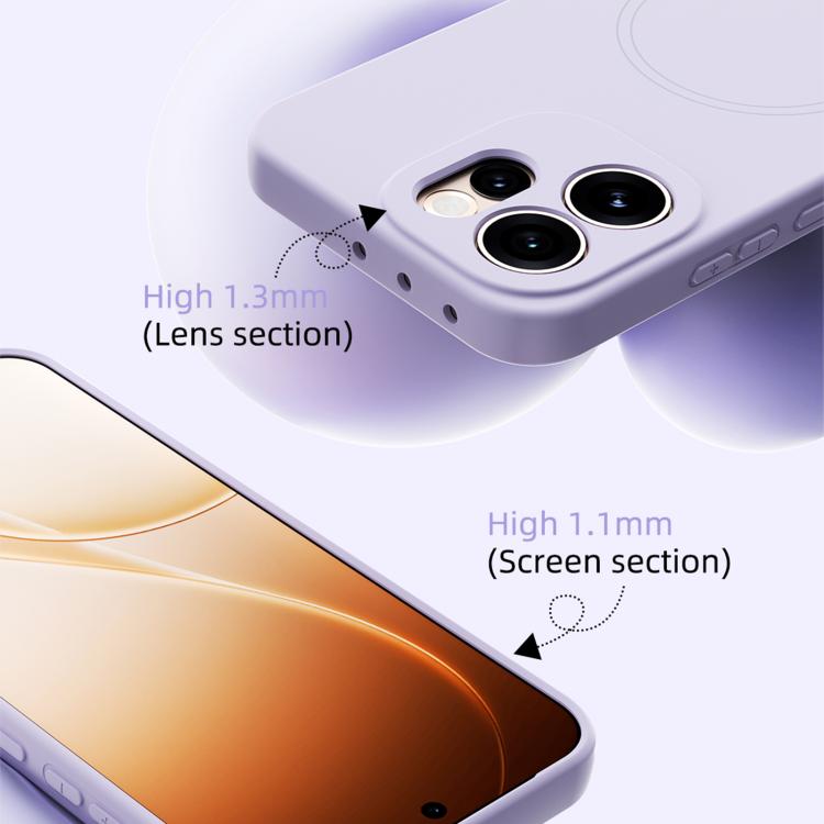 For OPPO Reno15 5G Global ABEEL Skin-friendly Feel Magsafe Liquid Silicone Phone Case