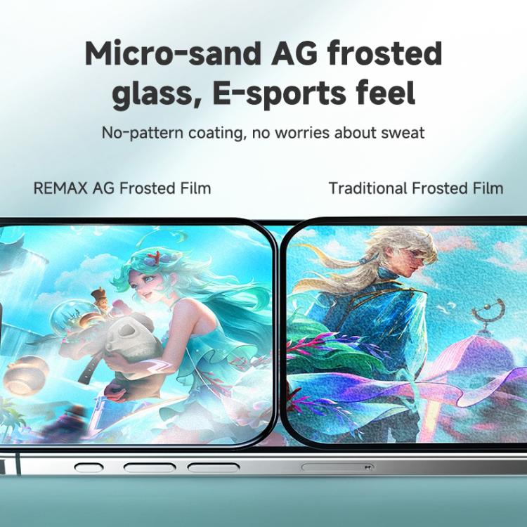 For iPhone 16 Pro REMAX Future Series WL-02 AG Frosted Tempered Glass Film