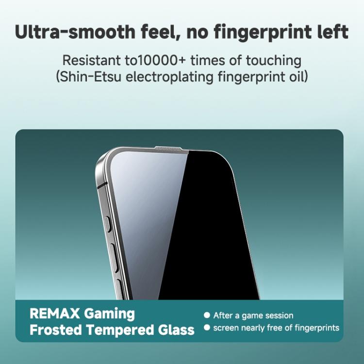For iPhone 16 Pro REMAX Future Series WL-02 AG Frosted Tempered Glass Film