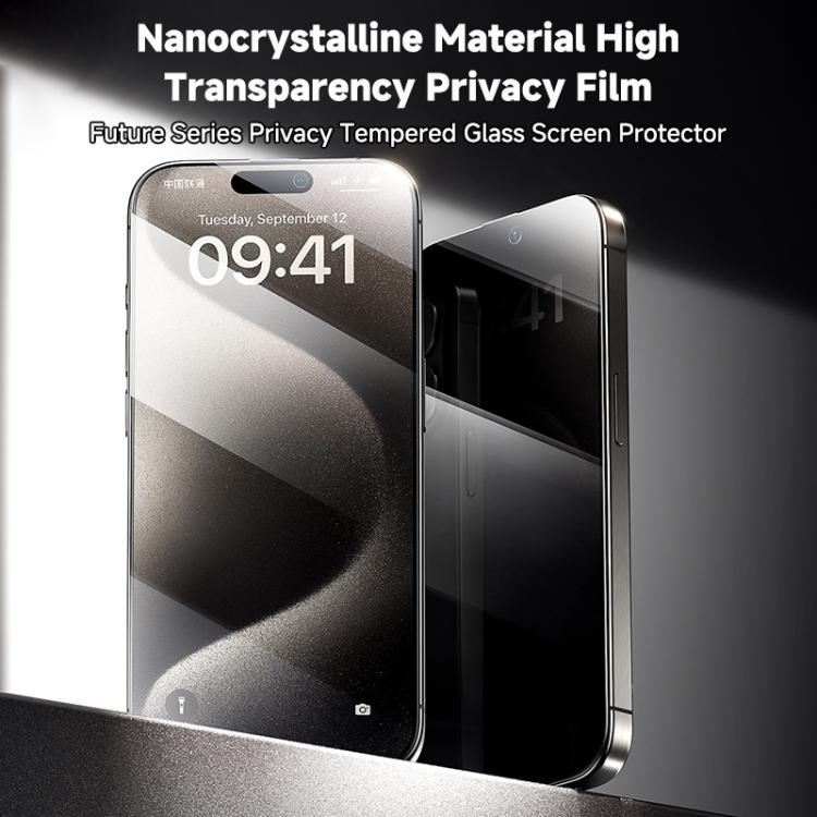 For iPhone 16 REMAX Future Ultra-Soft Series WL-03 Privacy Tempered Glass Film