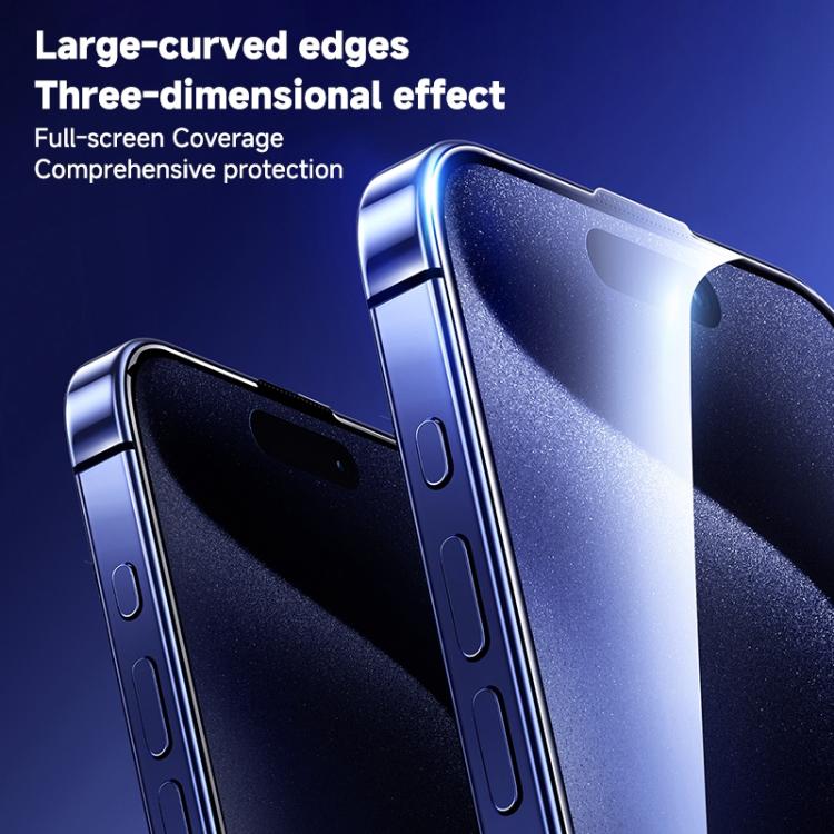 For iPhone 16 REMAX Future Series WL-07 Large Arc Edge HD Tempered Glass Film