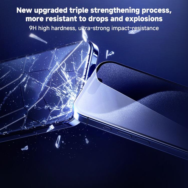 For iPhone 16 REMAX Future Series WL-07 Large Arc Edge HD Tempered Glass Film