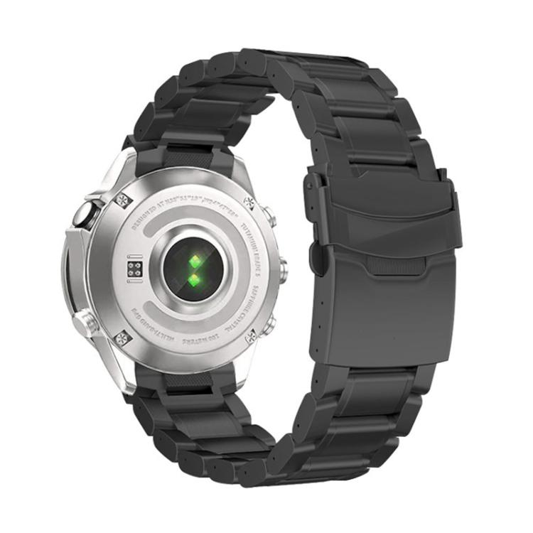 For Garmin 22mm Curved Safety Buckle Titanium Alloy Quick Release Watch Band