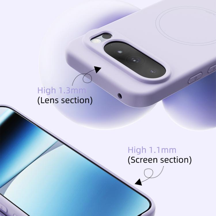 For Google Pixel 10 / 10 Pro ABEEL Skin-friendly Feel Magsafe Liquid Silicone Phone Case