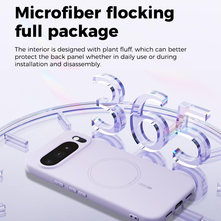 For Google Pixel 10 Pro XL ABEEL Skin-friendly Feel Magsafe Liquid Silicone Phone Case