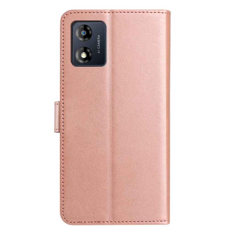 For Motorola Moto E13 Lambskin 8-card Slot Leather Phone Case