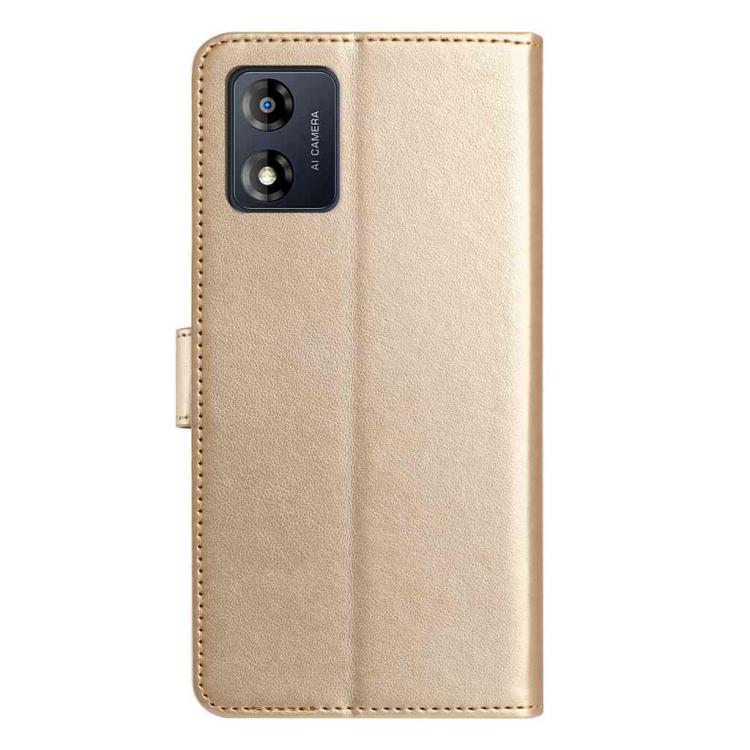 For Motorola Moto E13 Lambskin 8-card Slot Leather Phone Case