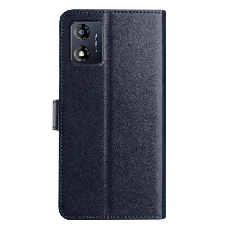 For Motorola Moto E13 Lambskin 8-card Slot Leather Phone Case