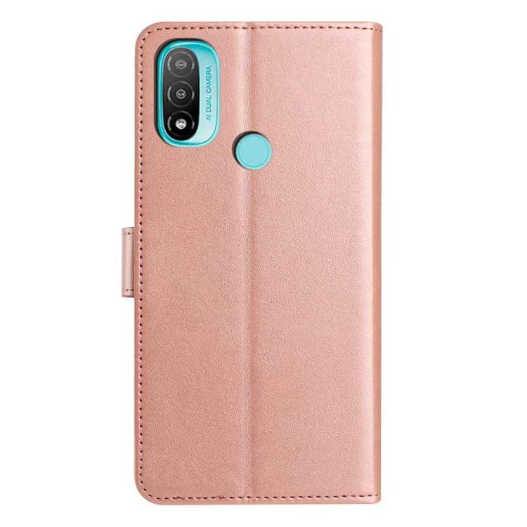 For Motorola Moto E20 / E30 / E40 Lambskin 8-card Slot Leather Phone Case
