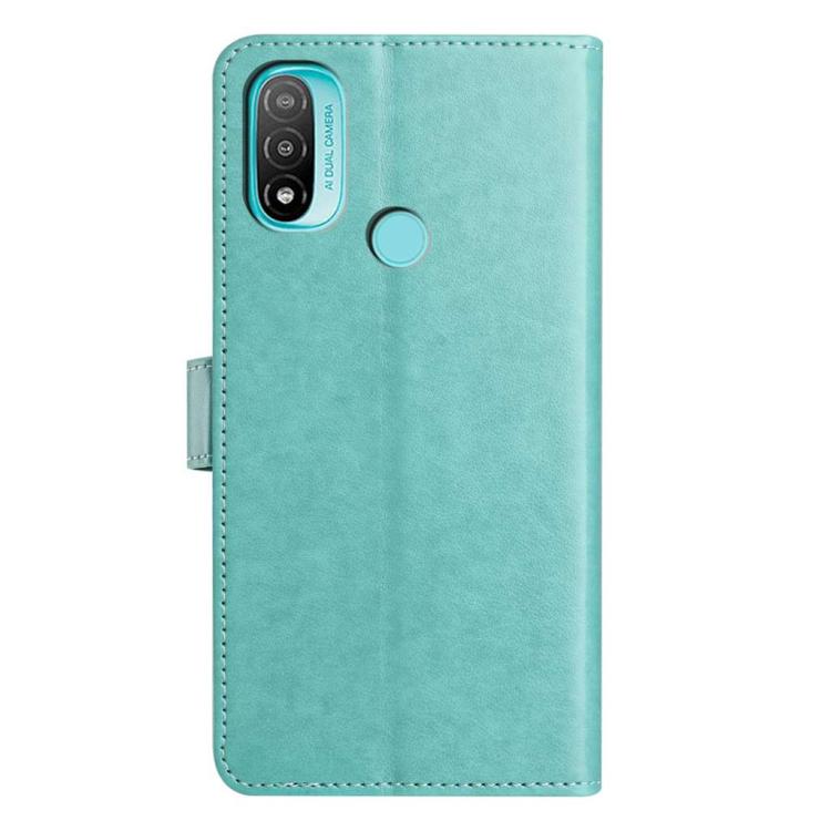 For Motorola Moto E20 / E30 / E40 Lambskin 8-card Slot Leather Phone Case