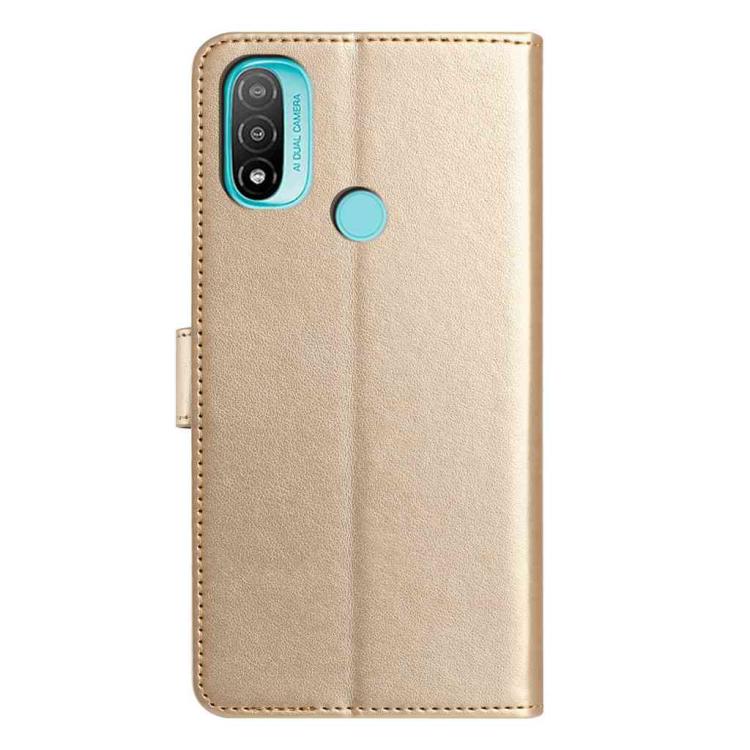For Motorola Moto E20 / E30 / E40 Lambskin 8-card Slot Leather Phone Case