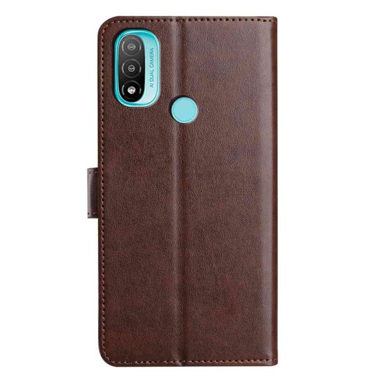 For Motorola Moto E20 / E30 / E40 Lambskin 8-card Slot Leather Phone Case