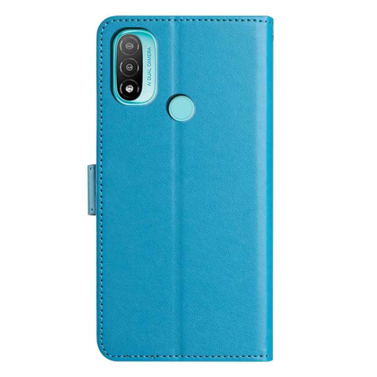 For Motorola Moto E20 / E30 / E40 Lambskin 8-card Slot Leather Phone Case