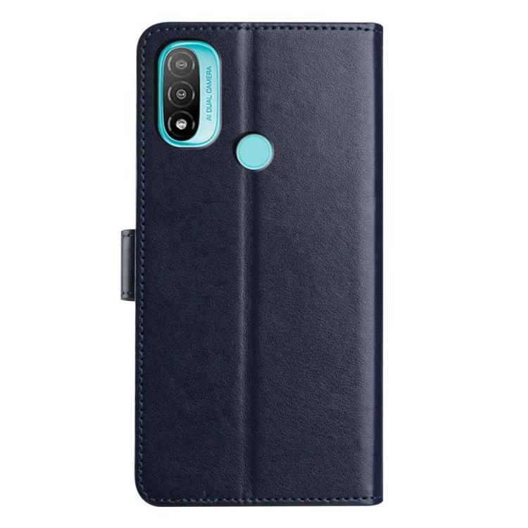 For Motorola Moto E20 / E30 / E40 Lambskin 8-card Slot Leather Phone Case