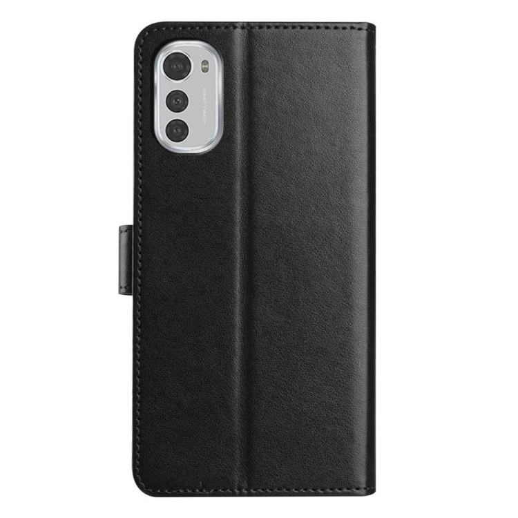 For Motorola Moto E32 Lambskin 8-card Slot Leather Phone Case