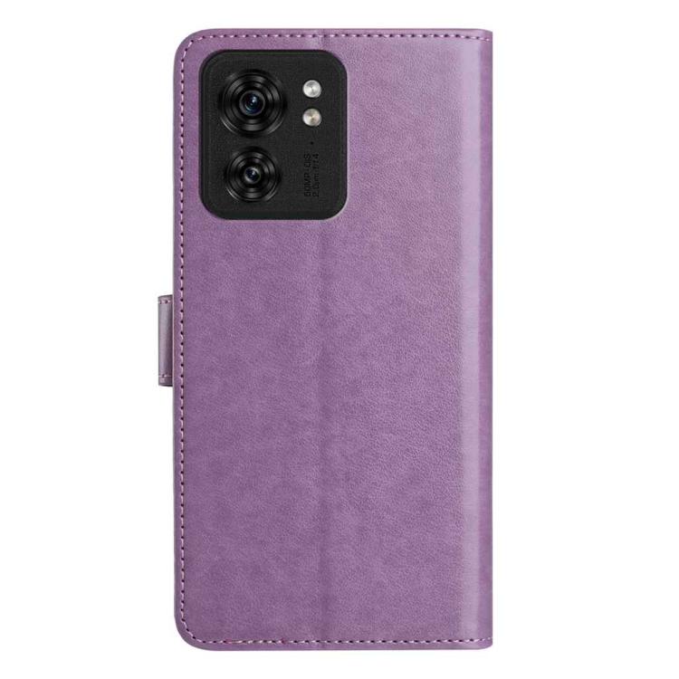 For Motorola Edge 40 Lambskin 8-card Slot Leather Phone Case