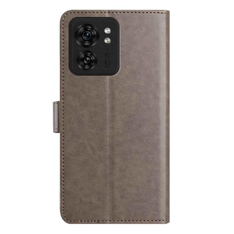 For Motorola Edge 40 Lambskin 8-card Slot Leather Phone Case