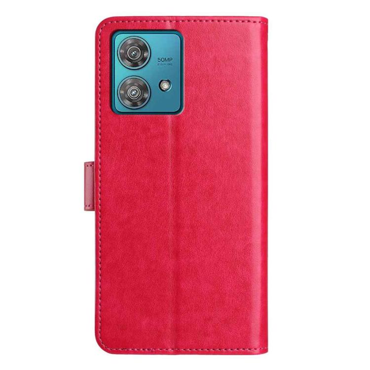 For Motorola Edge 40 Neo Lambskin 8-card Slot Leather Phone Case
