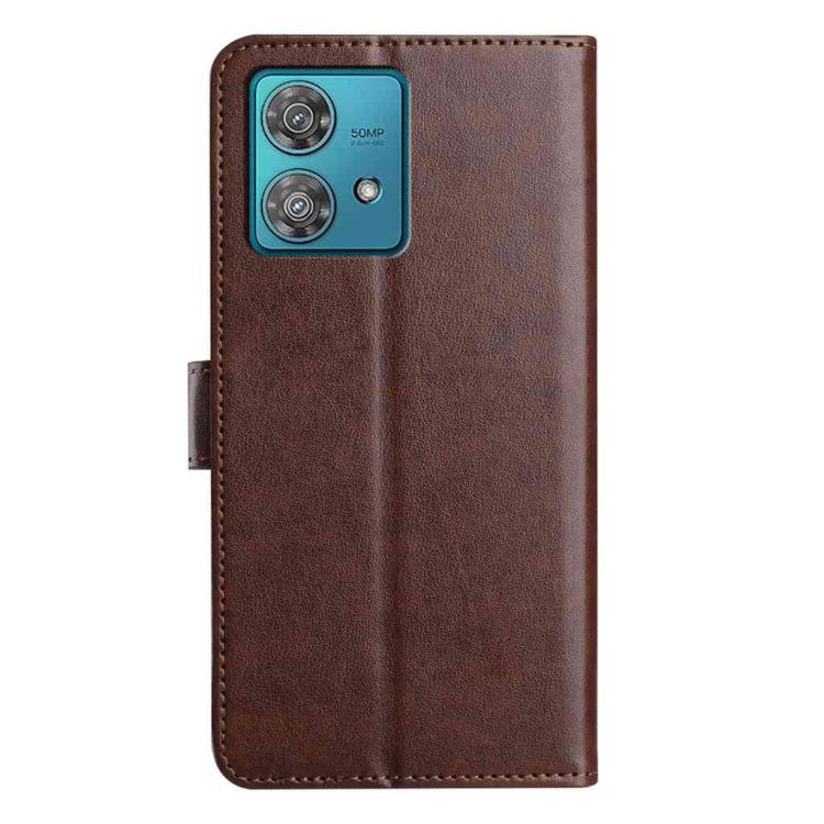 For Motorola Edge 40 Neo Lambskin 8-card Slot Leather Phone Case