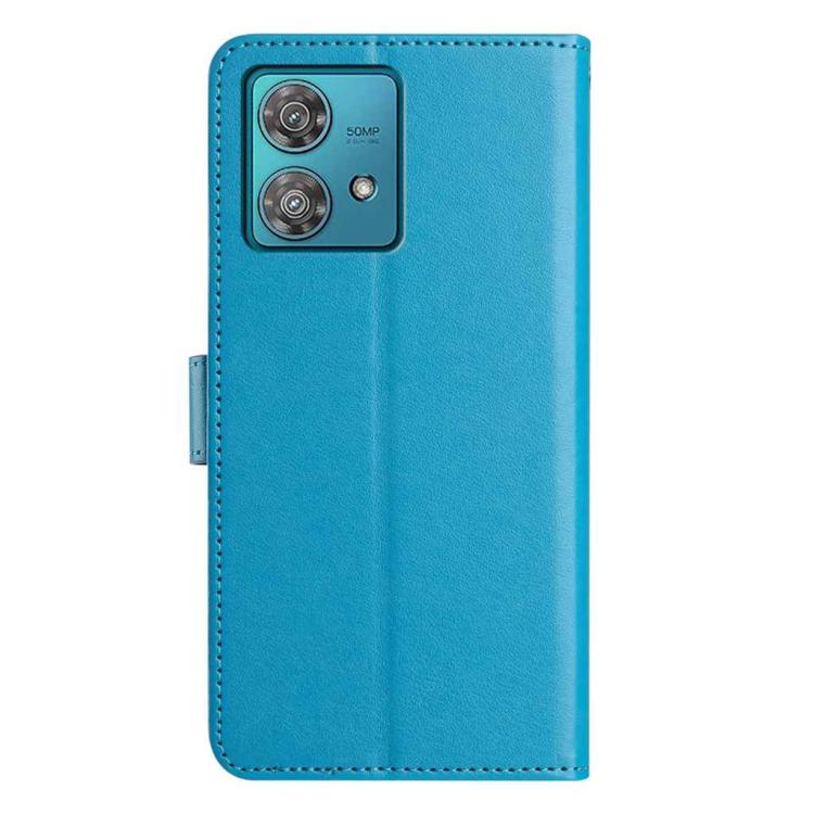 For Motorola Edge 40 Neo Lambskin 8-card Slot Leather Phone Case