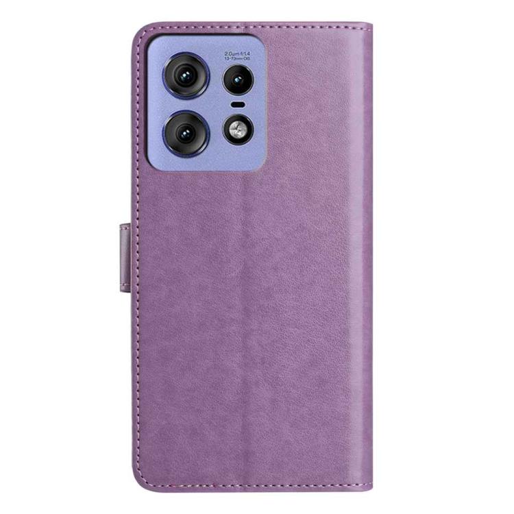 For Motorola Edge 50 Pro Lambskin 8-card Slot Leather Phone Case