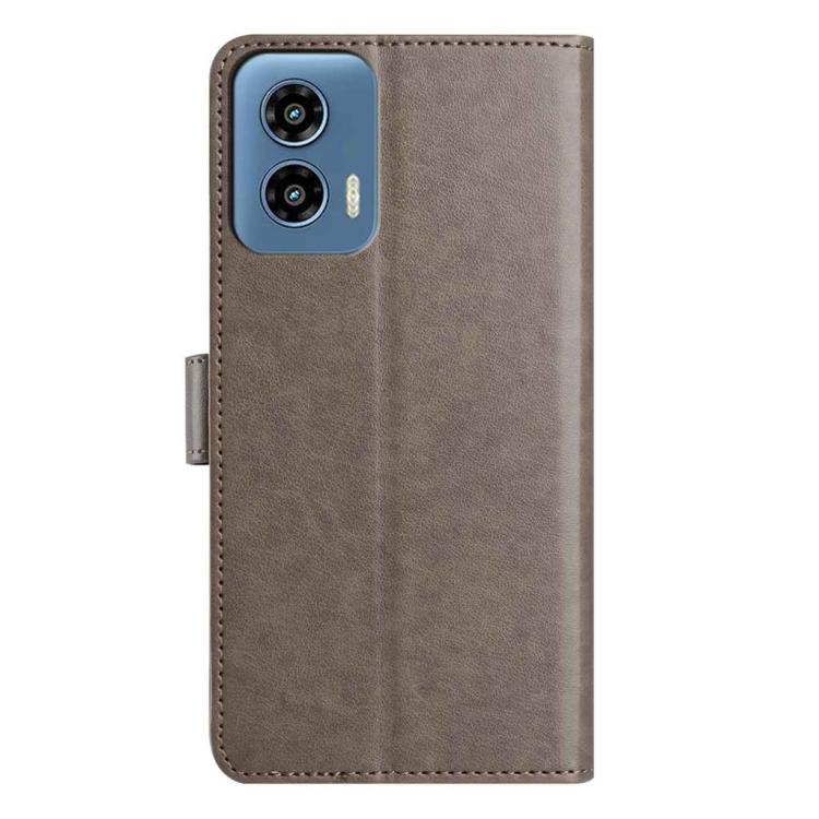 For Motorola Moto G 5G 2024 Lambskin 8-card Slot Leather Phone Case