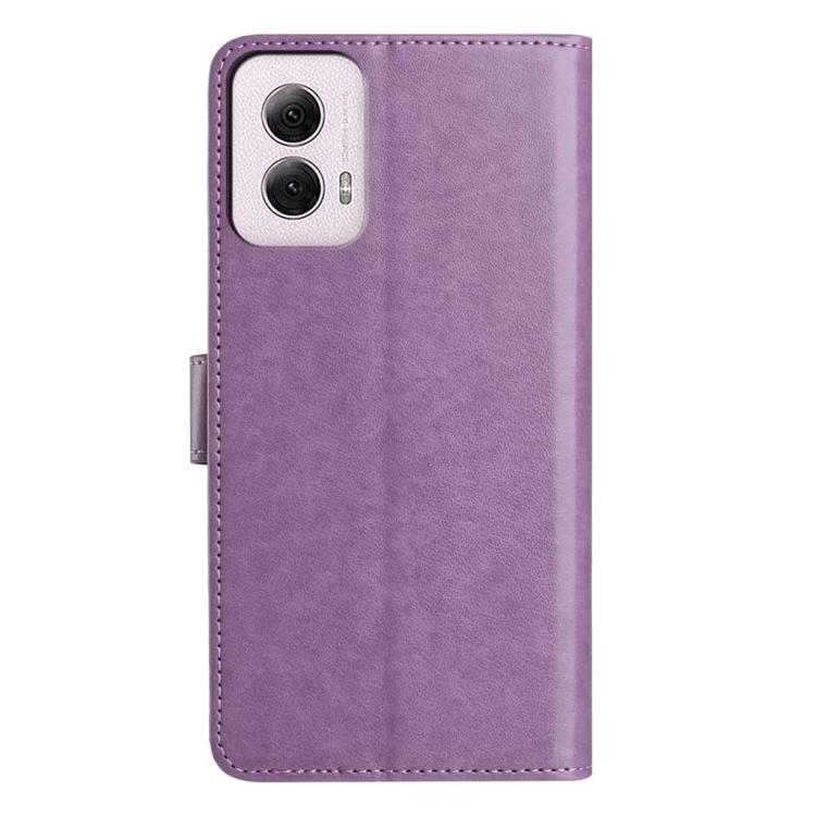 For Motorola Moto G Power 5G 2024 Lambskin 8-card Slot Leather Phone Case