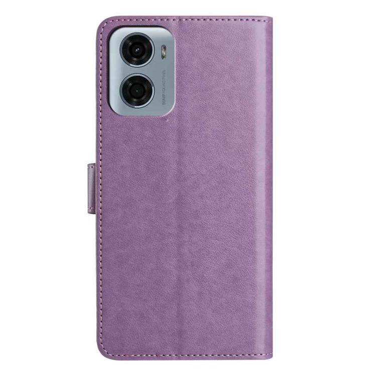 For Motorola Moto G05 Lambskin 8-card Slot Leather Phone Case