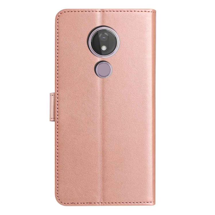 For Motorola Moto G7 Power Lambskin 8-card Slot Leather Phone Case