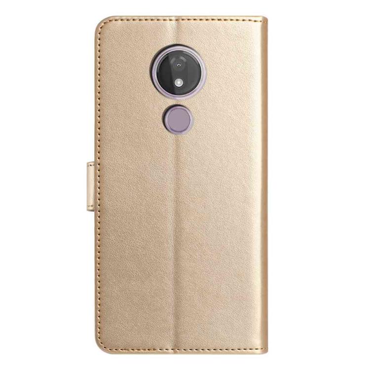 For Motorola Moto G7 Power Lambskin 8-card Slot Leather Phone Case