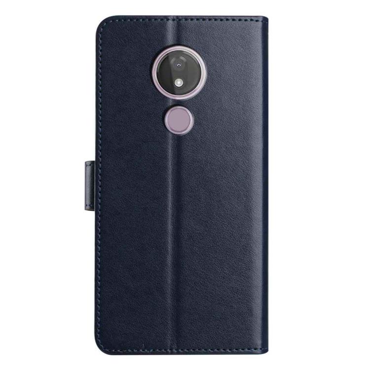 For Motorola Moto G7 Power Lambskin 8-card Slot Leather Phone Case