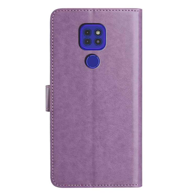 For Motorola Moto G9 / G9 Play / E7 Plus Lambskin 8-card Slot Leather Phone Case