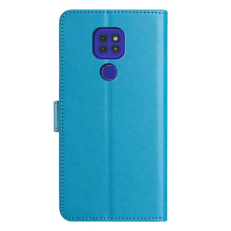 For Motorola Moto G9 / G9 Play / E7 Plus Lambskin 8-card Slot Leather Phone Case