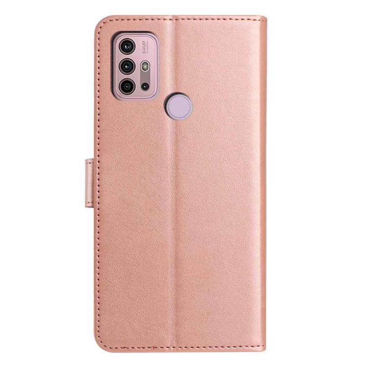 For Motorola Moto G10 / G30 / G20 Lambskin 8-card Slot Leather Phone Case