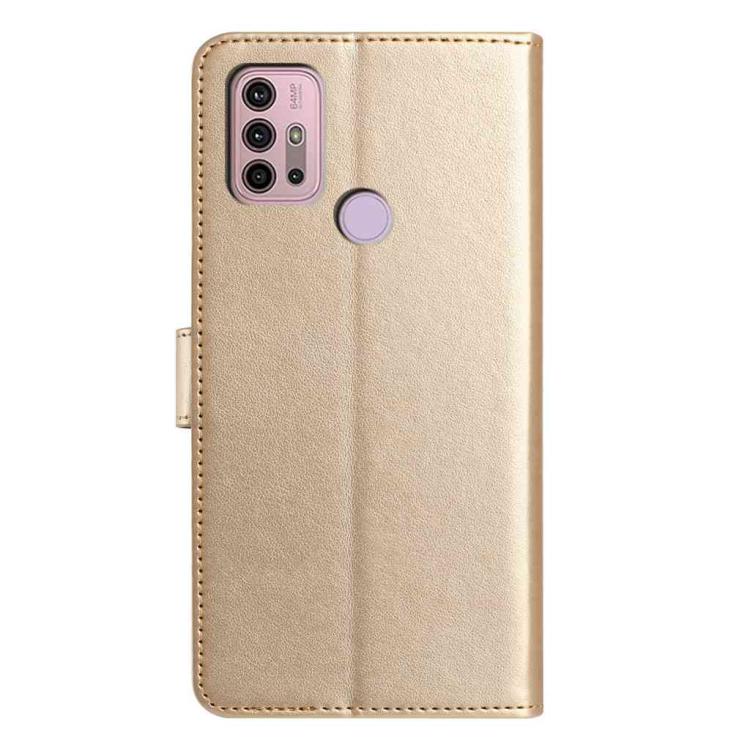 For Motorola Moto G10 / G30 / G20 Lambskin 8-card Slot Leather Phone Case