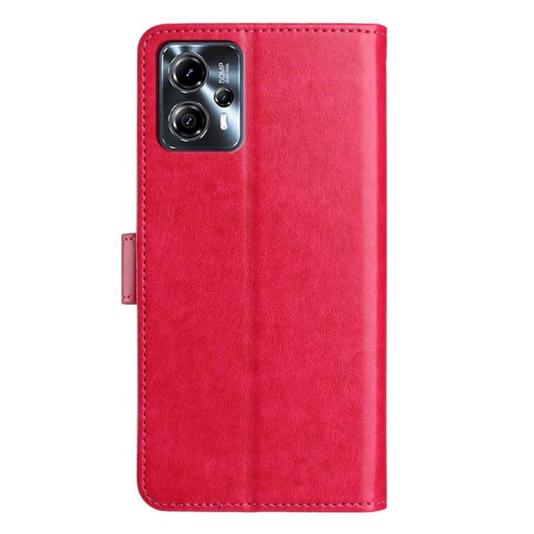 For Motorola Moto G13 Lambskin 8-card Slot Leather Phone Case