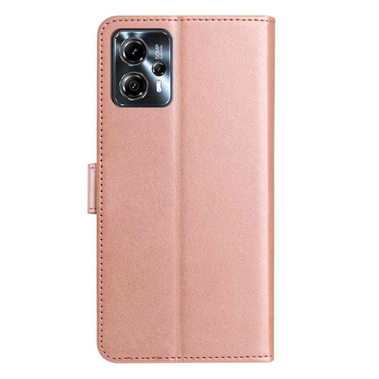For Motorola Moto G13 Lambskin 8-card Slot Leather Phone Case
