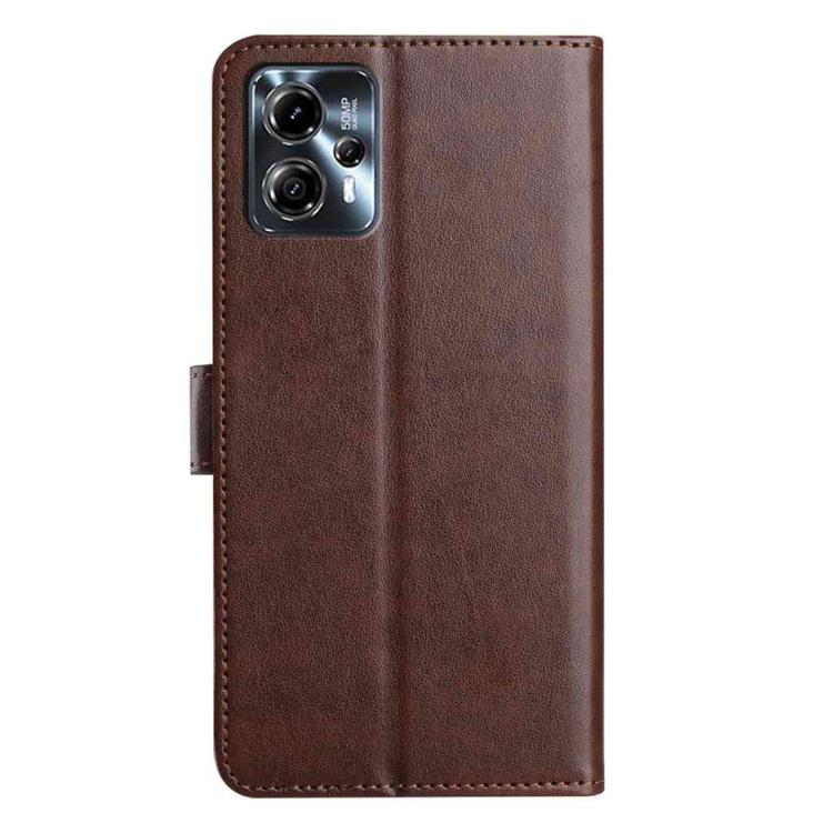 For Motorola Moto G13 Lambskin 8-card Slot Leather Phone Case