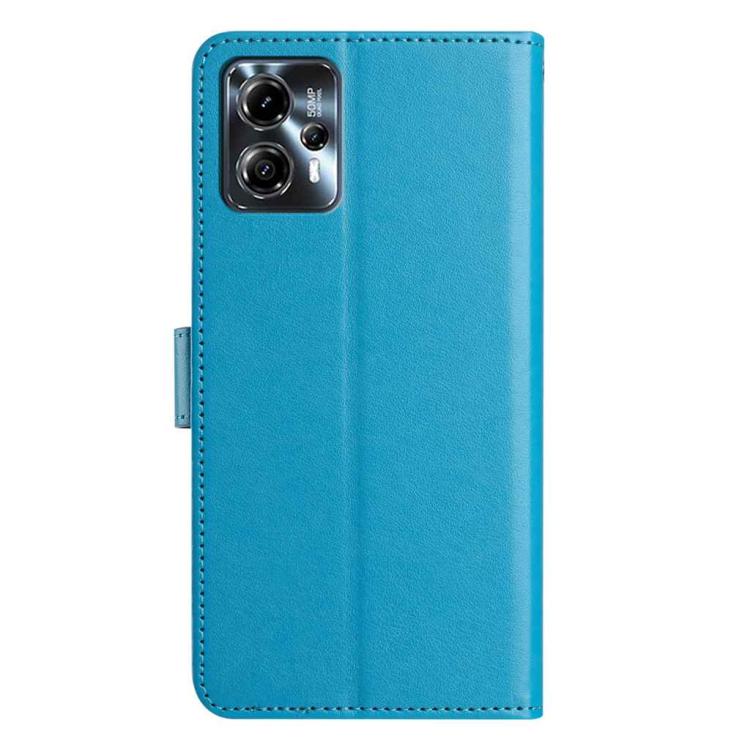 For Motorola Moto G13 Lambskin 8-card Slot Leather Phone Case