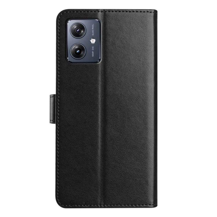 For Motorola Moto G14 4G Lambskin 8-card Slot Leather Phone Case