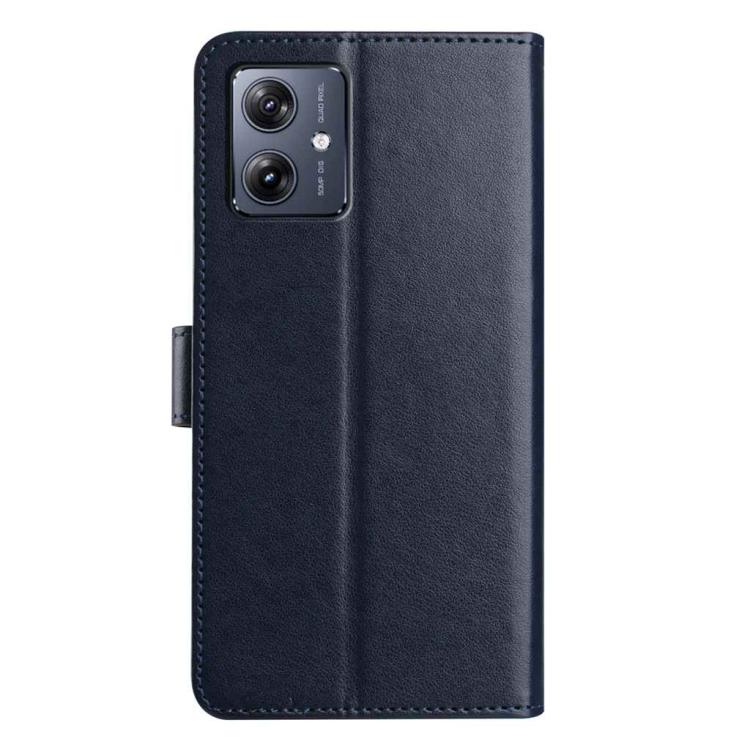 For Motorola Moto G14 4G Lambskin 8-card Slot Leather Phone Case