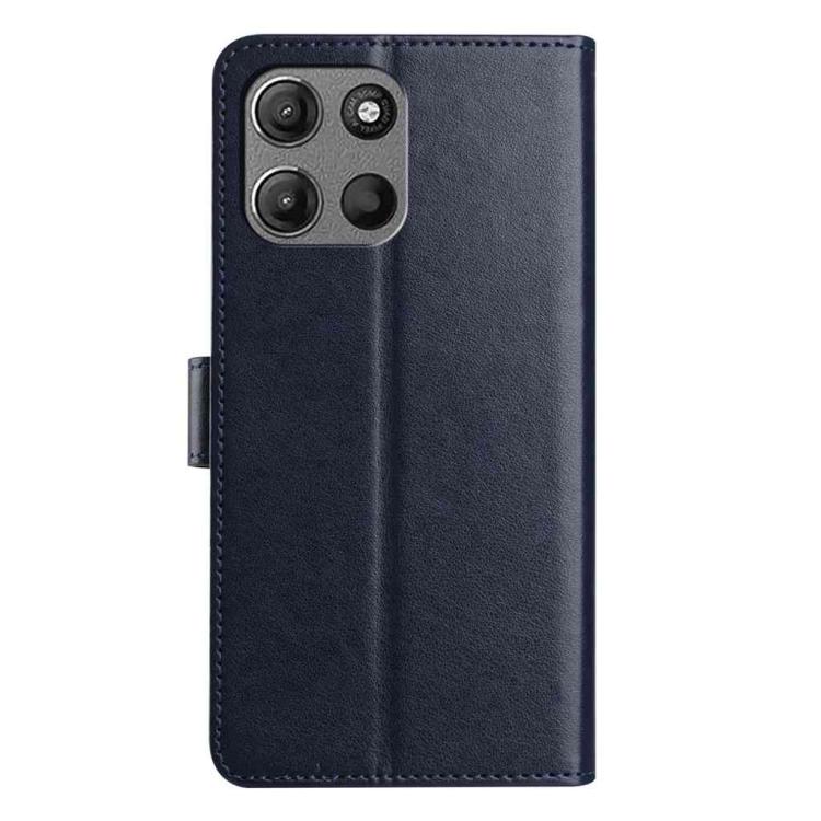 For Motorola Moto G15 Lambskin 8-card Slot Leather Phone Case
