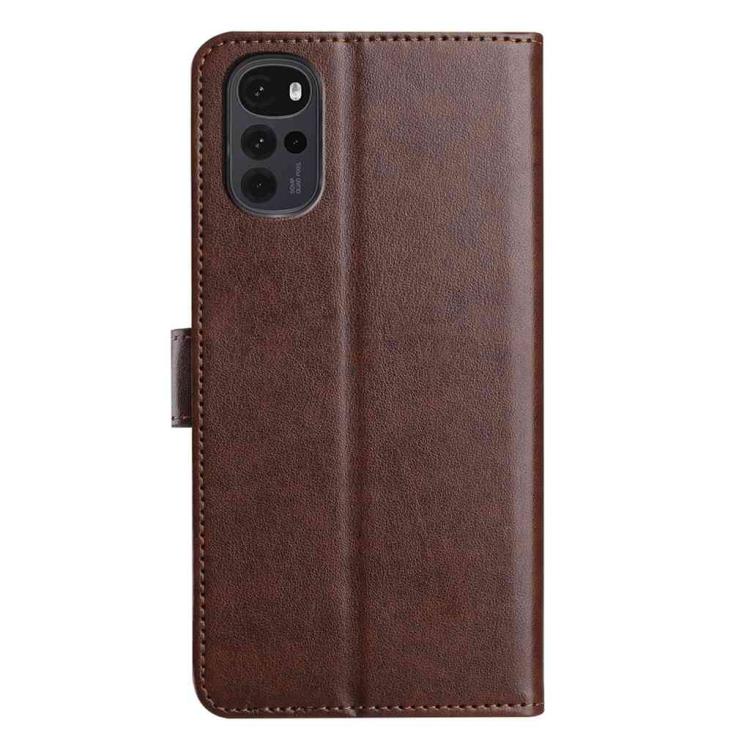 For Motorola Moto G22 Lambskin 8-card Slot Leather Phone Case