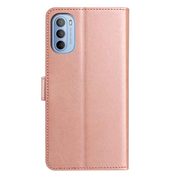 For Motorola Moto G31 / G41 Lambskin 8-card Slot Leather Phone Case