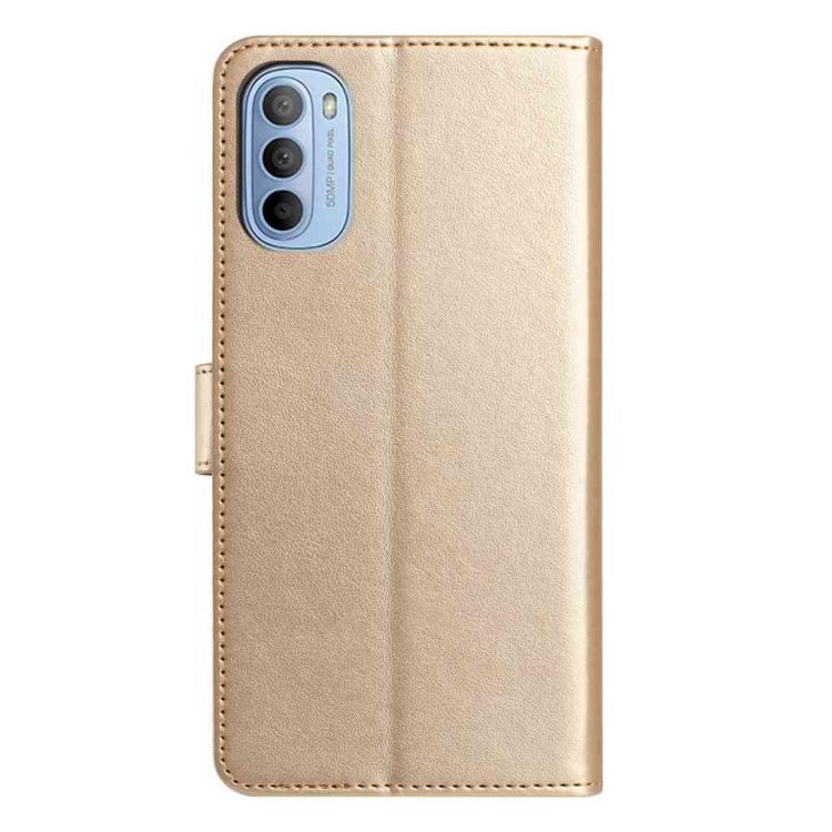 For Motorola Moto G31 / G41 Lambskin 8-card Slot Leather Phone Case