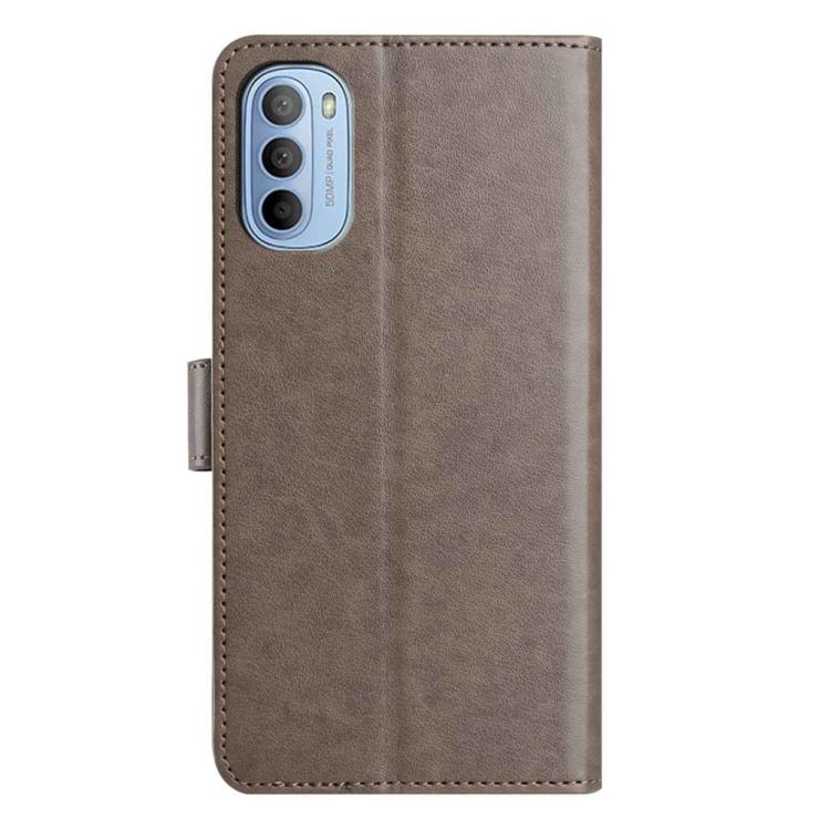 For Motorola Moto G31 / G41 Lambskin 8-card Slot Leather Phone Case